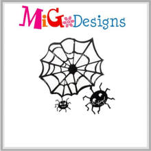 Nuevo diseño araña de metal de Halloween con decoración de pared web